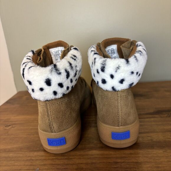 New Keds Explore Bootie Suede Brown 7 Boots - Picture 4 of 8